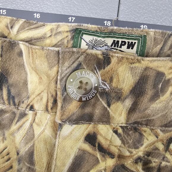 Macks Prairie Wings Shorts 38x10 Camo Cargo Killer Weed Baggy Loose Adjustable - Picture 5 of 15